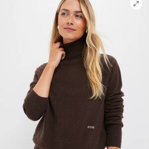 Tuckernuck Dark Brown Turtleneck Sweater